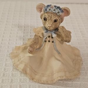 JAN HAGARA VINTAGE PORCELAIN FIGURINE BONNIE'S BEAR C11374